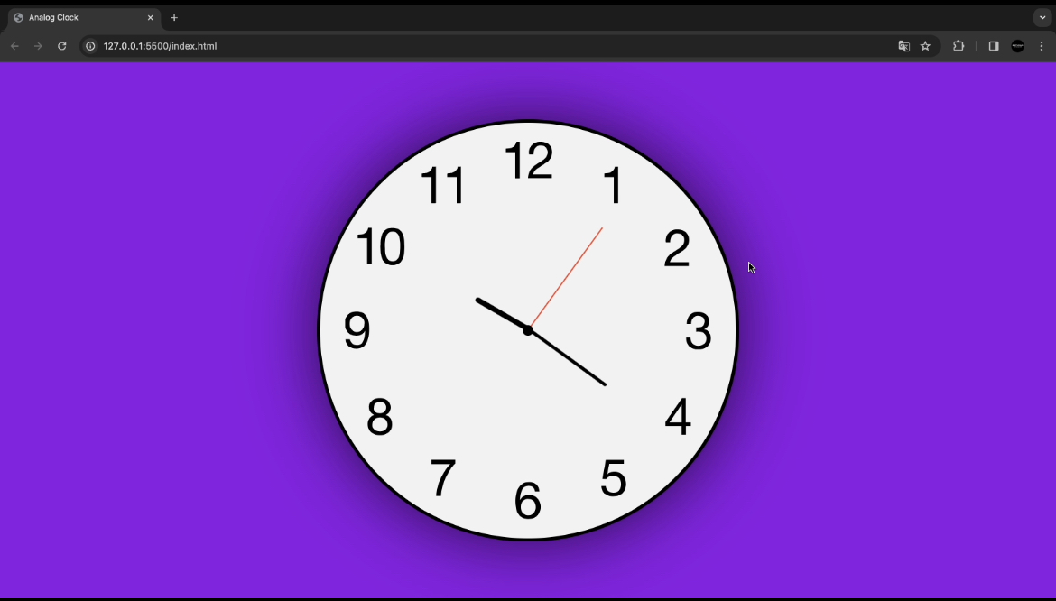 Analog Clock